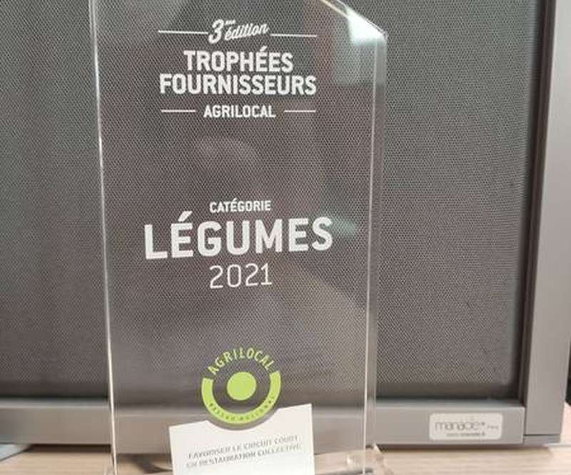 Prix 2021 du meilleur fournisseur de légumes décerné par Agrilocal